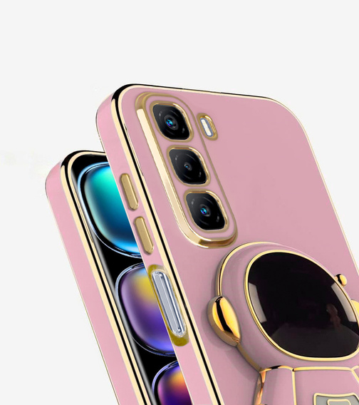 Θήκη για Infinix Hot 50 4G, Astronaut, μωβ