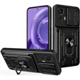 Θωρακισμένη θήκη για Motorola Edge 30 Neo 5G, Camera Slide Card Slot, μαύρη