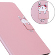 θήκη για iPad 10.2" 2021/2020/2019 (9/8/7 gen.), με πτερύγιο, animal, ροζ