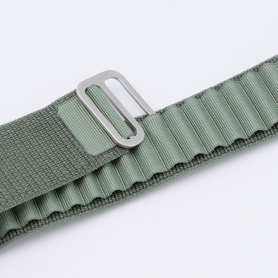 Λουράκι νάιλον για Apple Watch 1/2/3/4/5/6/7/8/SE/ULTRA 42/44/45/49mm, Πράσινο