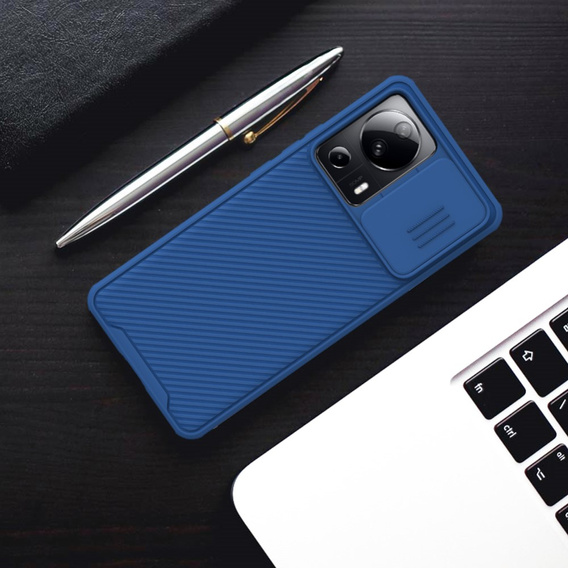 Θήκη για Xiaomi 13 Lite, θωρακισμένη Nillkin, CamShield Pro, μπλε