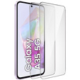 2x Μετριασμένο γυαλί ERBORD 9H Hard Glass στην οθόνη για Samsung Galaxy A35 5G