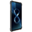 IMAK Θήκη για Asus Zenfone 8, Dropproof, διαφανής / μαύρη