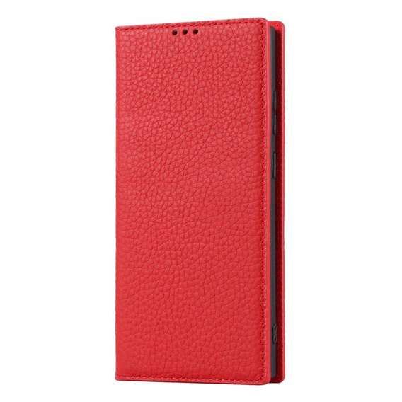 Δερμάτινη θήκη για Samsung Galaxy S23 Plus, ERBORD Grain Leather, κόκκινη