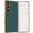 Θήκη για Samsung Galaxy S25 Ultra, GKK Leather, πράσινη