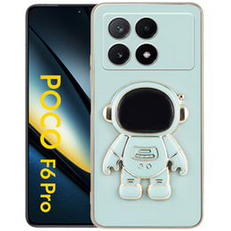 Θήκη για Xiaomi Poco F6 Pro, Astronaut, πράσινη