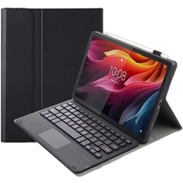 Θήκη + πληκτρολόγιο Lenovo Tab K11 Plus, Leather Pen Slot TouchPad, μαύρη