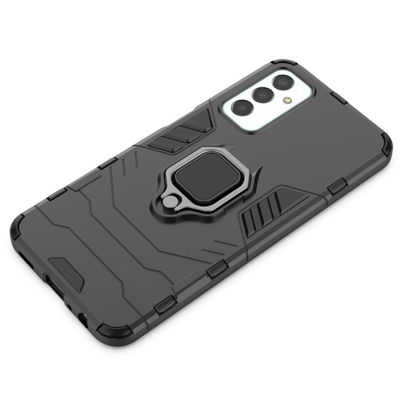 Θήκη για Samsung Galaxy M13 4G, Kickstand Ring, μαύρη