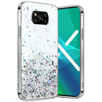 Θήκη για Xiaomi POCO X3 / X3 NFC, Glittery, διαφανής