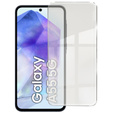 Θήκη για Samsung Galaxy A55 5G, Electro MagSafe, μπλε + Γυαλί για την οθόνη
