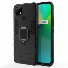 Θήκη για Realme 7i, Kickstand Ring, μαύρη