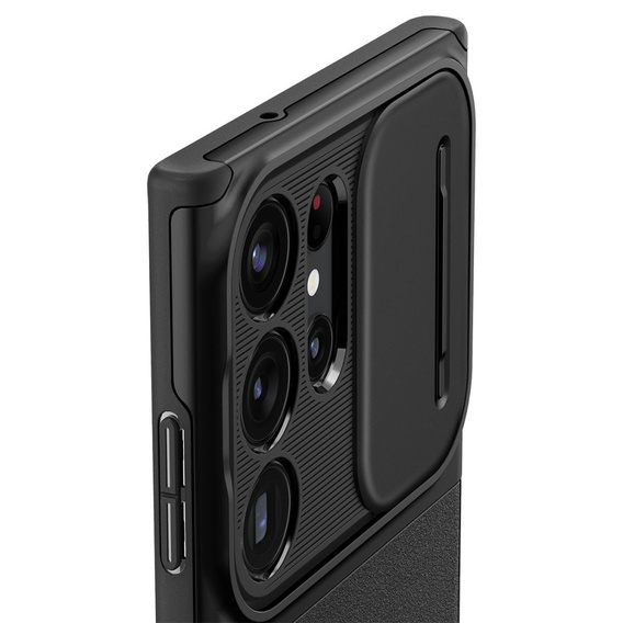 Spigen Optik Armor μαύρη θήκη για Samsung Galaxy S23 Ultra