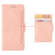 Θήκη με πτερύγιο για T Phone 2 5G, Card Slot, ροζ