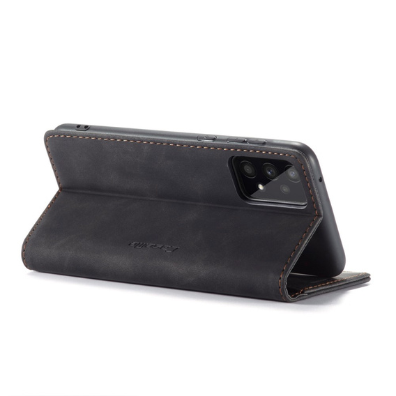θήκη CASEME για Samsung Galaxy A33 5G, Leather Wallet Case, μαύρη