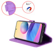 Θήκη με πτερύγιο για Oppo A38 4G / Oppo A18 4G, Wallet Smart Magnet, μωβ