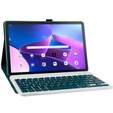 Θήκη + πληκτρολόγιο Lenovo Tab M10 Plus Gen 3 TB-125F TB-128F, σκούρα πράσινη