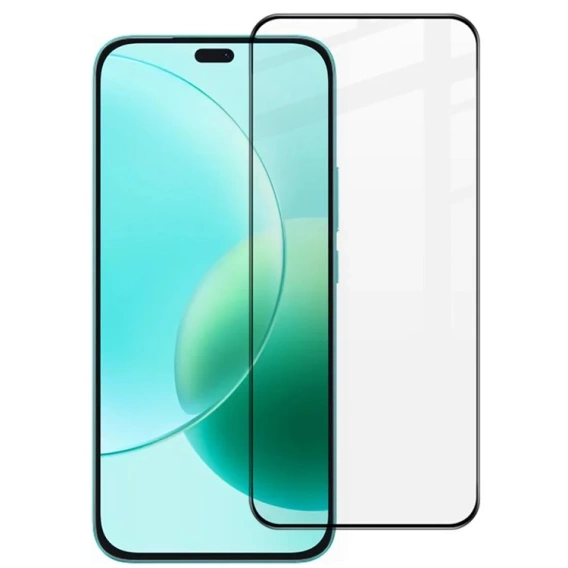 Μετριασμένο γυαλί 3D για Honor 400 Lite, μαύρο πλαίσιο