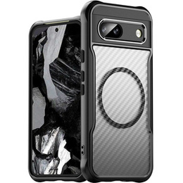 Θήκη για Google Pixel 8A, Fusion Hybrid Carbon, για MagSafe, μαύρη