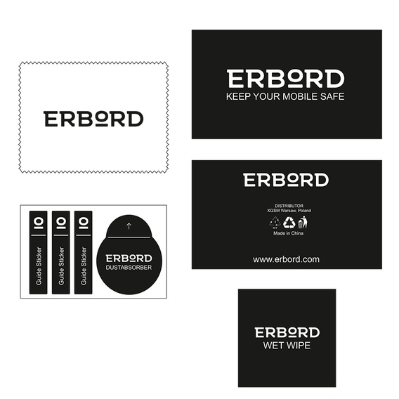 2x ERBORD 3D γυαλί μετριασμένο για Samsung Galaxy S25 FE