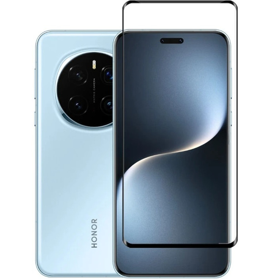 3D γυαλί μετριασμένο για Honor Magic 7 Pro, μαύρο πλαίσιο
