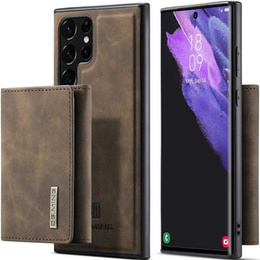 Θήκη για Samsung Galaxy S23 Ultra, DG.MING 2in1, καφέ