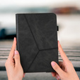θήκη για Samsung Galaxy Tab S10 Lite / S10 FE / S9 FE / S9, Classic, με υποδοχή γραφίδας, μαύρη