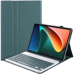 Θήκη + πληκτρολόγιο Xiaomi Pad 5/5 Pro, πράσινη