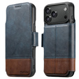 Αναδιπλούμενη θήκη 2 σε 1 για iPhone 17 Pro Max, SUTENI, για MagSafe, μπλε