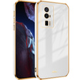 Θήκη για Poco F5 Pro 5G, Glamour CamShield, λευκή