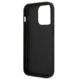 Karl Lagerfeld Θήκη για iPhone 14 Pro, Saffiano Karl's Head Patch, ασημένια