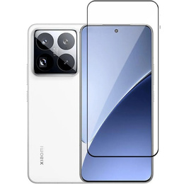 Μετριασμένο γυαλί 3D για Xiaomi 15, μαύρο πλαίσιο