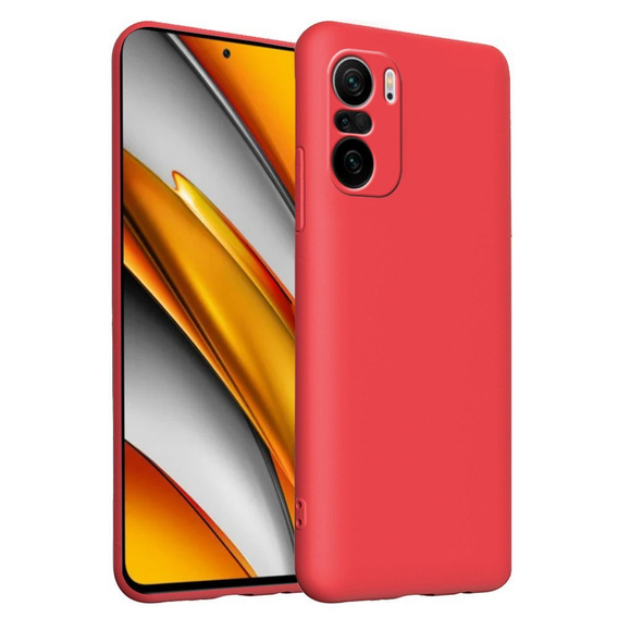 Θήκη για Xiaomi Mi 11i / POCO F3, Silicone Lite, κόκκινη