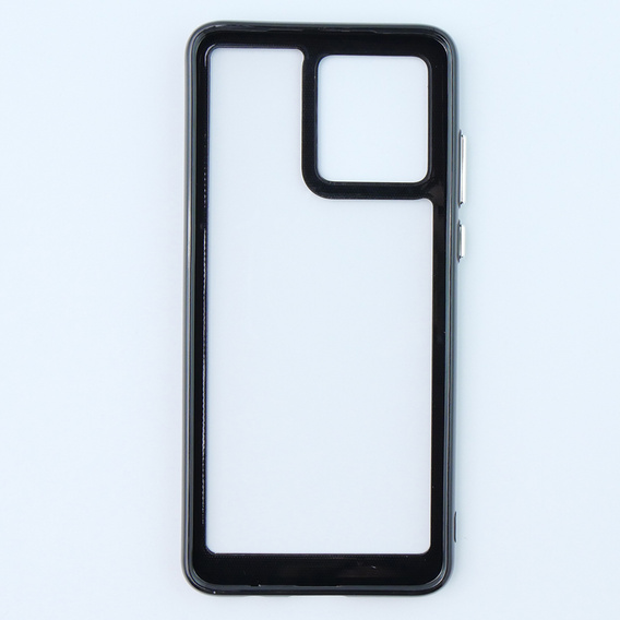 Θήκη για Motorola Moto G84 5G, Fusion Hybrid, διαφανής / μαύρη