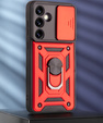 Θήκη για Samsung Galaxy S24 FE, CamShield Slide, κόκκινη