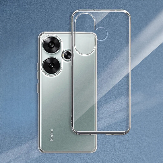 Θήκη για Xiaomi Poco F6, Fusion Hybrid, διαφανής