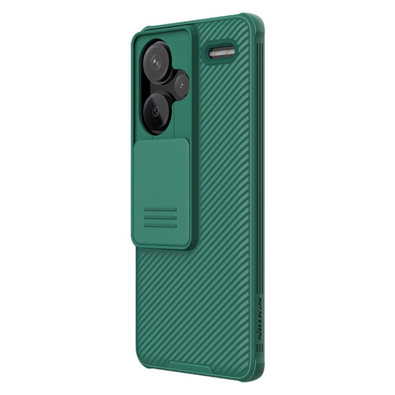 Θήκη για Xiaomi Redmi Note 13 Pro+, θωρακισμένη Nillkin, CamShield Pro, πράσινη