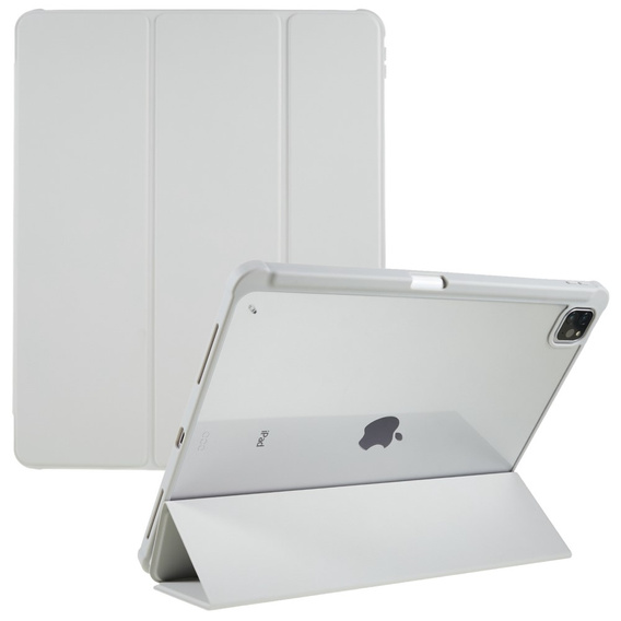 Θήκη για iPad Pro 12.9" 2022/2021/2020 (6/5/4 gen.), Smartcase Hybrid, με χώρο για γραφίδα, γκρι