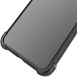 IMAK Θήκη για Xiaomi Redmi Note 9T 5G, Dropproof, διαφανής / μαύρη