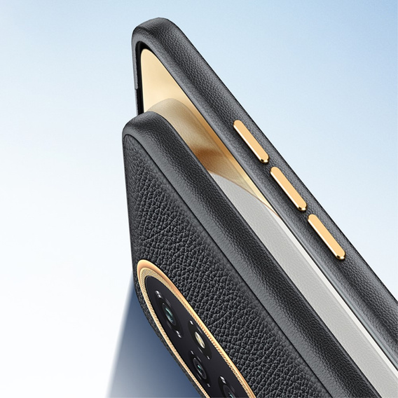 Δερμάτινη θήκη για Honor 200 Pro 5G, leather hybrid, μαύρη