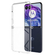 Θήκη για Motorola Razr 50 Ultra, Fusion Hybrid, διαφανής
