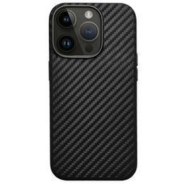 Θήκη KZDOO για iPhone 16 Pro, Carbon Fiber, μαύρη