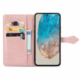 Θήκη με πτερύγιο για Samsung Galaxy M35, Mandala, ροζ rose gold