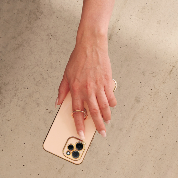 Θήκη για Huawei Nova Y61, Electro Ring, ροζ rose gold