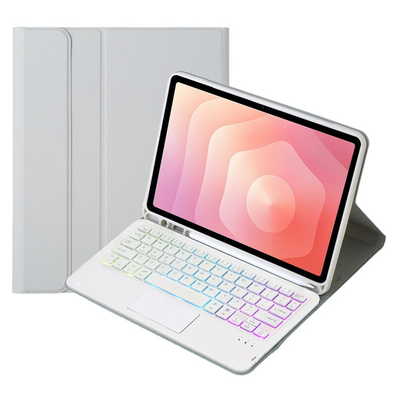 Θήκη με φωτιζόμενο πληκτρολόγιο Bluetooth και touchpad για Samsung Galaxy Tab S11