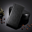 Θήκη με πτερύγιο για Oppo A78 5G, Crazy Horse Wallet, μαύρη