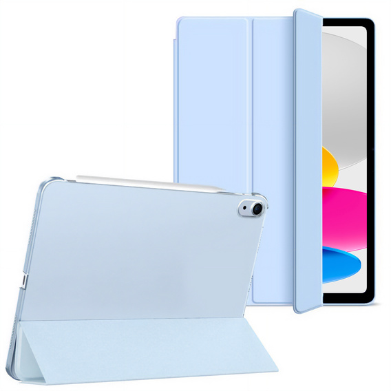 Θήκη για iPad 10.9 2022 10 Gen, Smart Pencil, με υποδοχή γραφίδας, μπλε