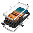 Θωρακισμένη θήκη για Samsung Galaxy S22, R-JUST, ασημένια