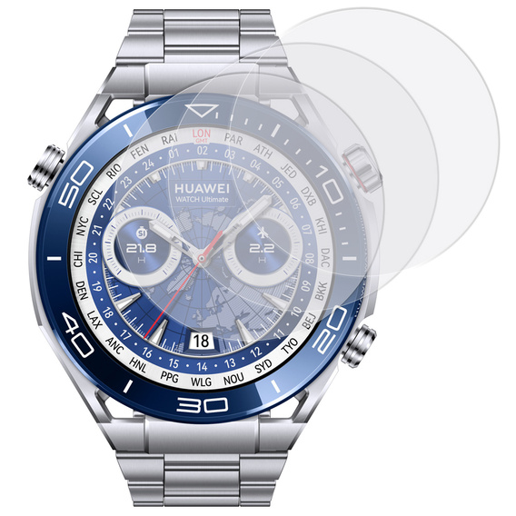 3x Φύλλο υδρογέλης ERBORD για Huawei Watch Ultimate