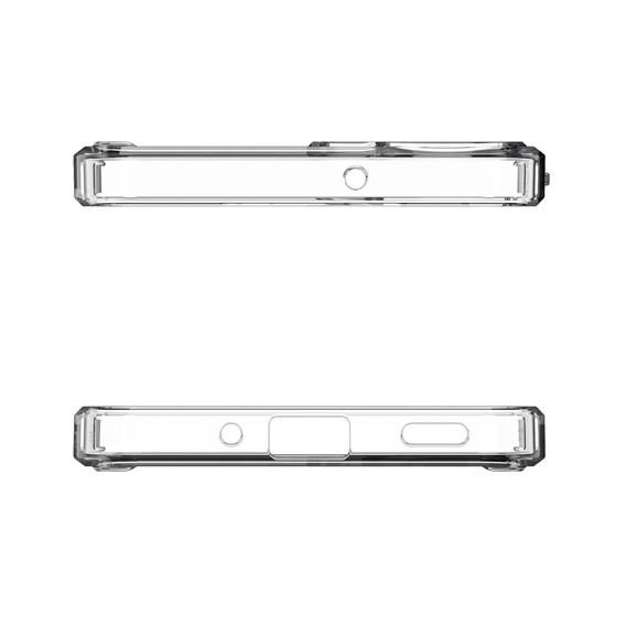 θήκη Spigen για Samsung Galaxy A16 4G / 5G, Ultra Hybrid, διαφανής + μετριασμένο γυαλί 9H