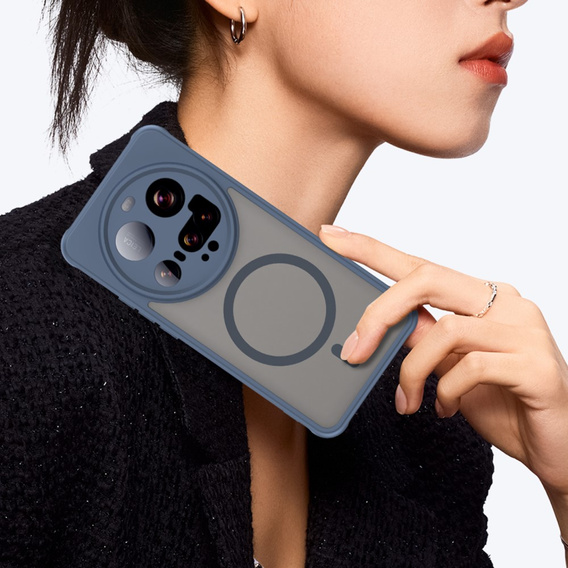 Θήκη για Xiaomi 15 Ultra, για MagSafe, ERBORD Μatt Case, μπλε